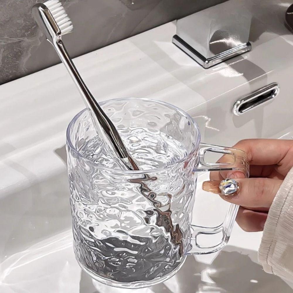 Plastik Mundspülbecher Transparent Zahnbürstenhalter Mode Kinderzähne Becher Zuhause Badezimmer