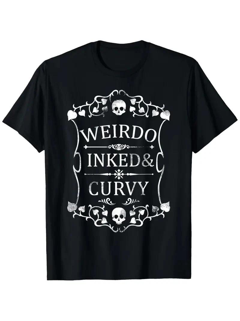 Vibrant Cotton Women s Gothic Graphic T-Shirt | Soft & Breathable, Relaxed Fit, XXXXL