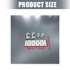 Table Mounted Storage Panel for Office Tables and Craft Stations with Screw Brackets for Parts, Cables and Storage Supply
