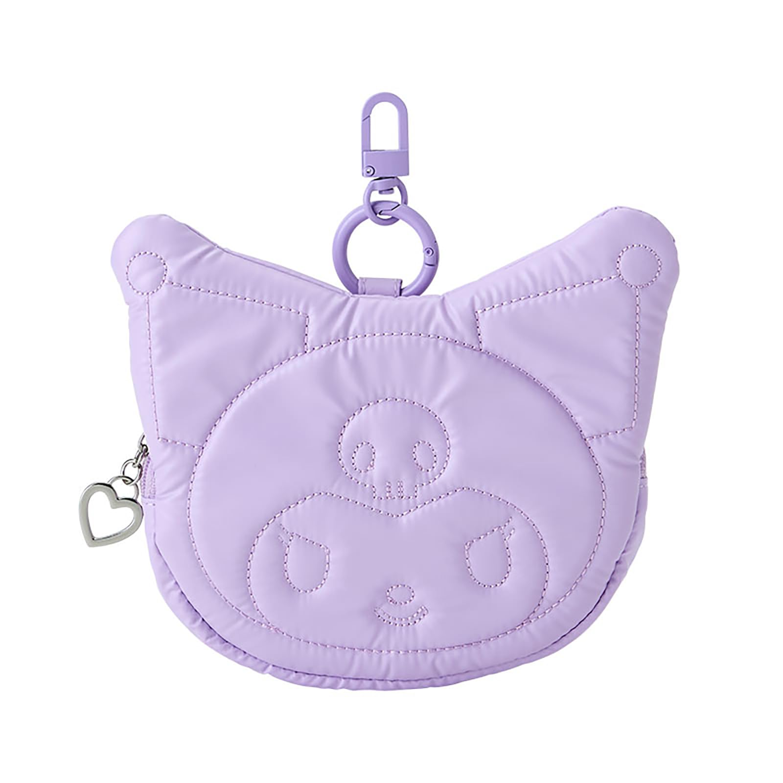 

[Sanrio] Face-shaped Pass Case (Fluffy Winter) Kuromi Pass ID Card Case 247782