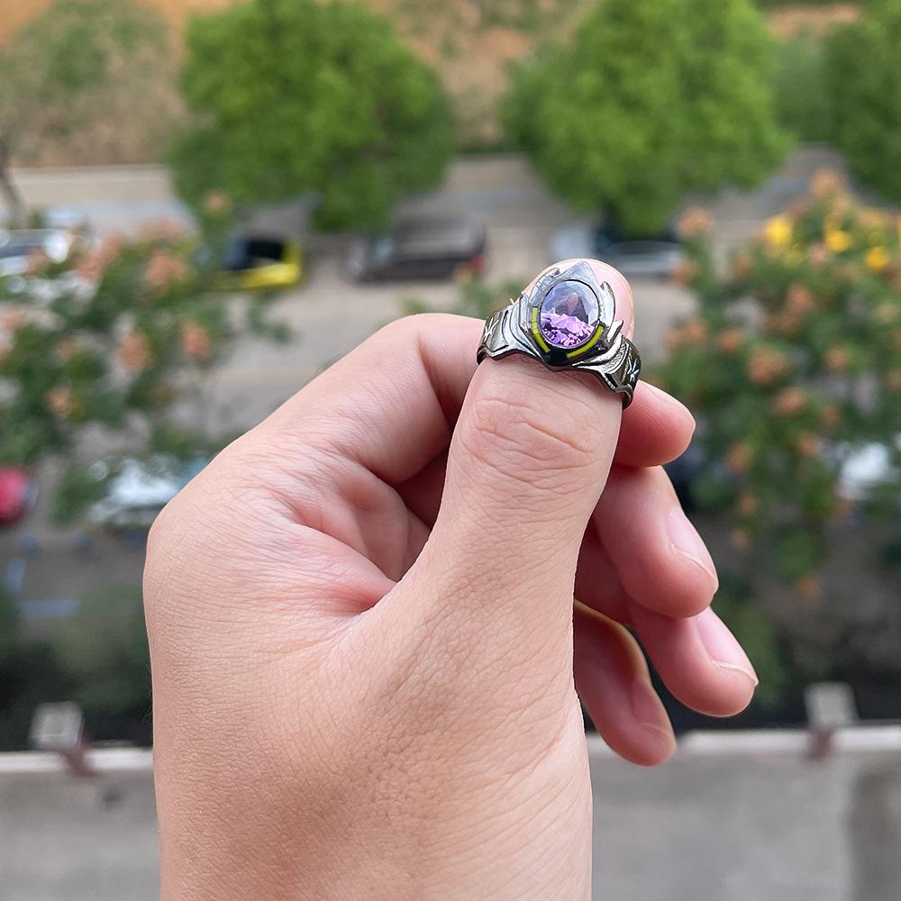 Anime Code Geass Ring Lelouch Nastavitelný Cosplay Unisex prsteny pro zamilované Rings Prop Šperky Dárkové doplňky