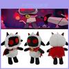 Brinquedo de Pelúcia Macio e Aconchegante Cult of the Lamb Ovelha Negra para Fãs do Jogo