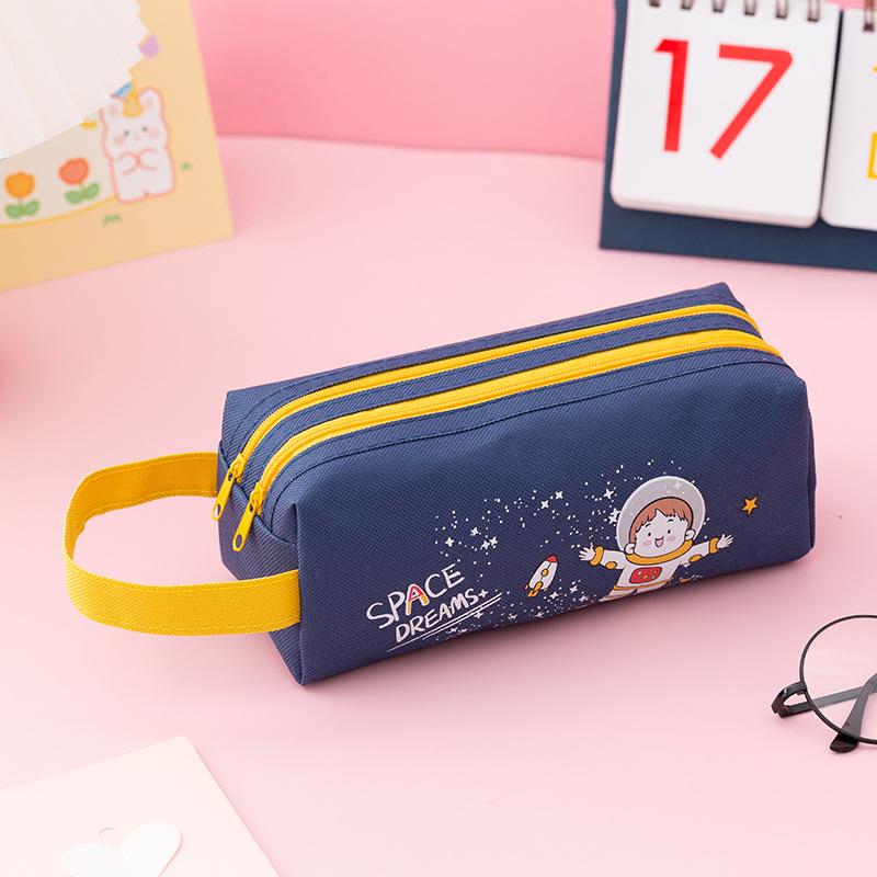 Large Capacity Cute Cartoon Pencil Case for Women - Custom Logo Printing Available