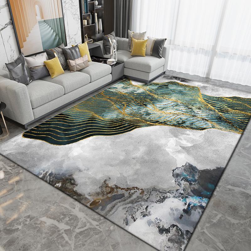 Dywan Nordic Salon Jasny Luksusowy Stolik Kawowy Maty Sypialnia Duży Dywan Kuchnia Antypoślizgowe Dywany