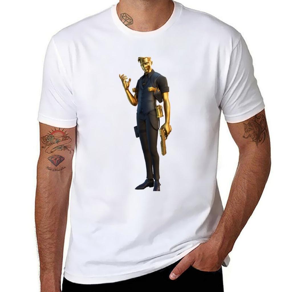 Midas Skin T-Shirt anime t shirts oversize t shirts cotton 100% t shirt man luxury T-Shirt