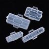 100Pcs Cable Label Tag Box Transparent Plastic Cable Tie Marker Wire Sign Name Holder Display Identification Seal Case