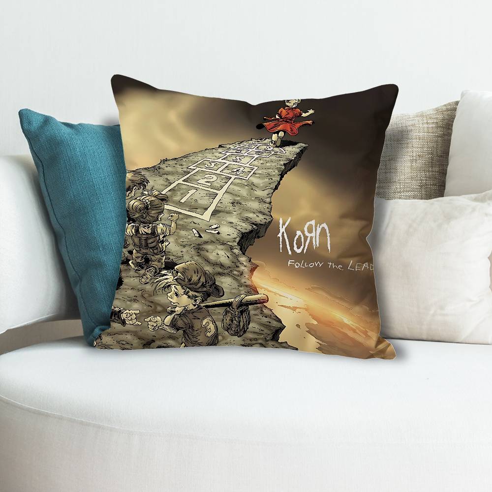 KKorn Band Requiem Pillow Cases for Bedroom Living Room Sofa Home Decor Polyester Cushion Cover with Zipper
