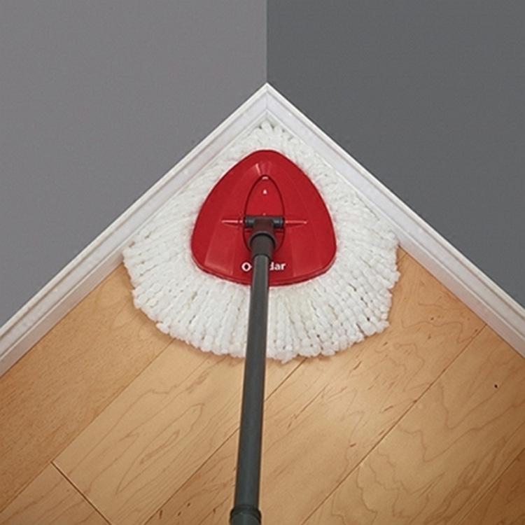 Compatible Triangular Cleaning Accessories for Vileda and O-Cedar Rotating Mop Heads