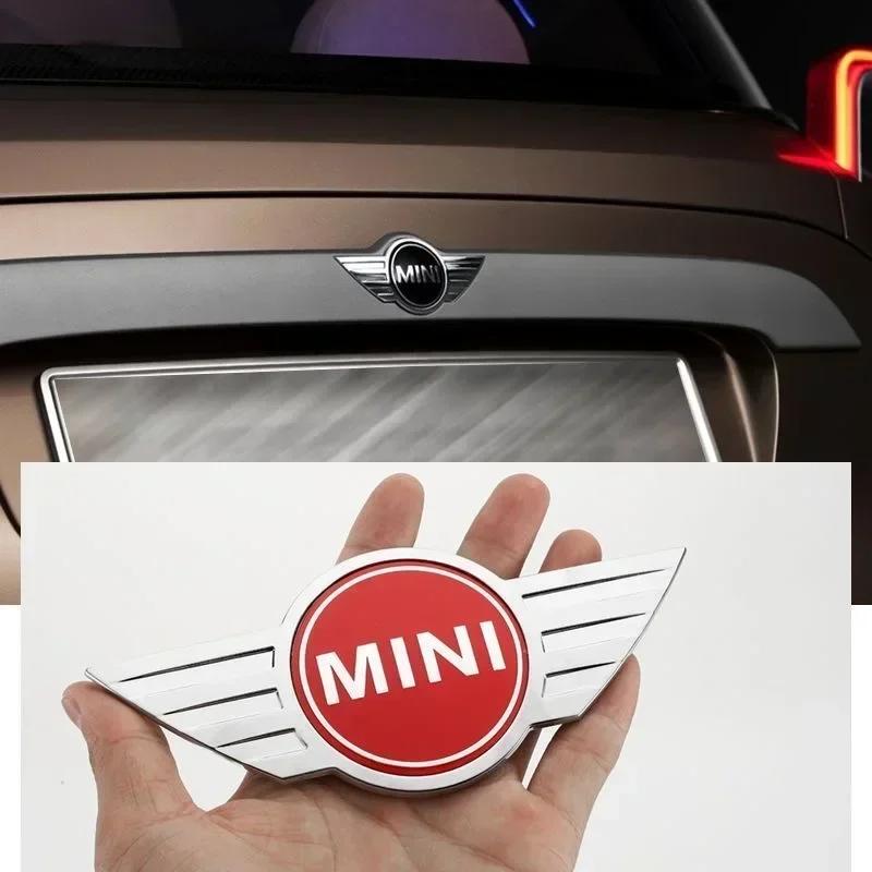 3D ABS Auto Styling Motorkap Embleem Sticker Refit Vervanging voor BMW Mini Cooper Logo R55 R56 R60 R61 Voorhoofd Hoofd Accessoires