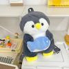 Schoolbag a Penguin Backpack Backpack Girl Doll Cute Plush Little Penguin Doll Schoolbag Cartoon Bag