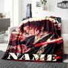 Customiz Name Personality Demon Slayer characters Blanket Soft &Warm Sofa Office Bed Travel Lunch Break Blanket, Gift Suitable All Seasons