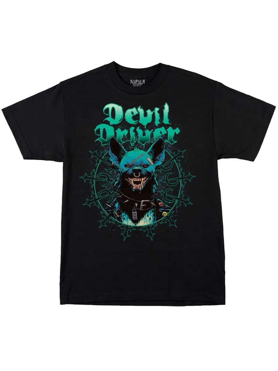 

Men s DevilDriver Graphic T-Shirt, 100% Cotton Crew Neck Short Sleeve Tee, Casual Summer Top for Daily Wear and Gift M