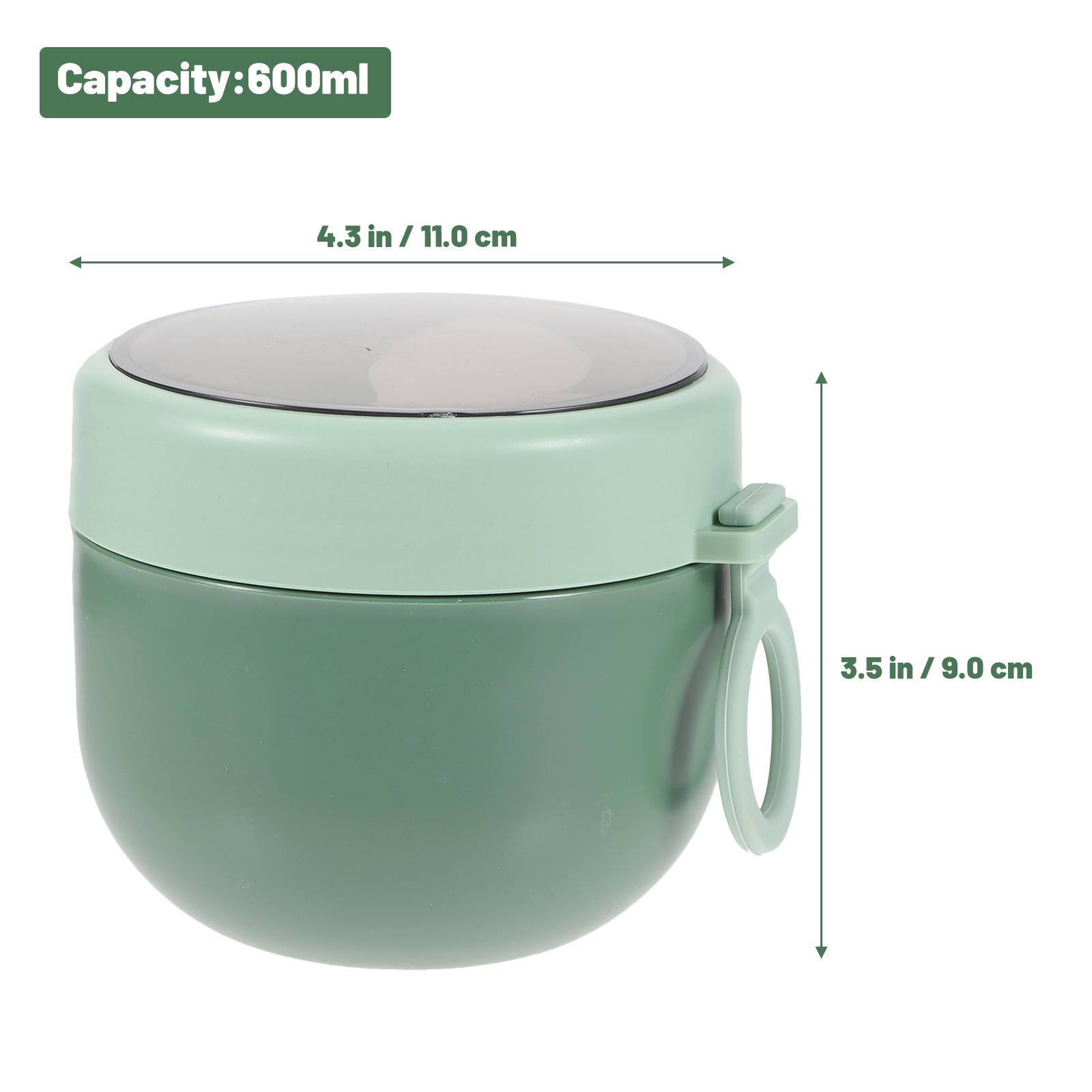 

Breakfast Cup Airtight Sealing Effect Creative Design Compact Lightweight Portable Anti Slip Handle Soup Container Students