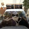 King Size Bedding Set 3D Animal Kittens Printed Luxury Duvet Cover 3 Ps Children'S Quilt Adult Kids Birthday Gift Full Size