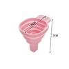 Silicone Folding Funnel Household Liquid Dispensing Portable Funnel Kitchen Tool