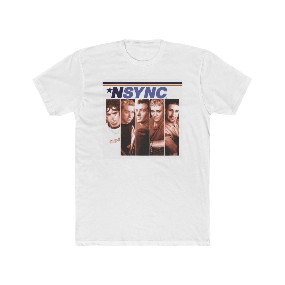 

NSYNC T-shirt vintage 90s retro ALL SIZES Men s Cotton Crew Tee Unisex T-Shirt L