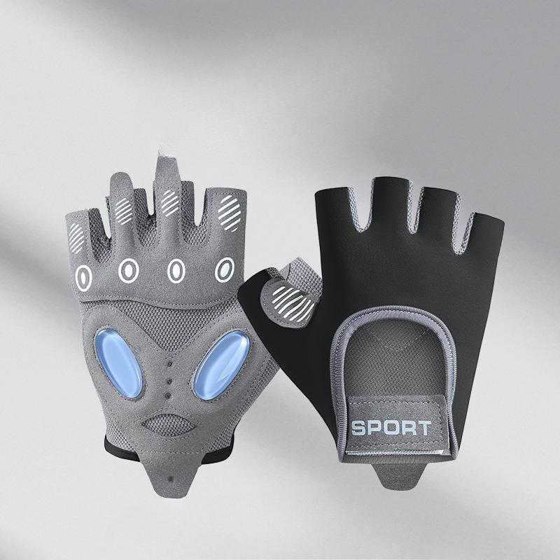 Bicycle Gloves Men's Outdoor Sports Cycling Fitness Driving Gloves Liquid Bubble Shock Absorbing Hand Protection Gloves