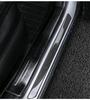 2x 49CM Carbon Fiber Car Scuff Plate Door Sill Cover Panel Step Protector Guard