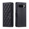 For Google Pixel 6a,Pixel 7,Pixel 7 Pro,Pixel 7a,Pixel 8,Pixel 8 Pro...PU Leather Diamond Checkered Pattern Wallet Handbag Case Cover