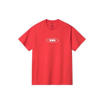 Solid Color Letter Print Crew Neck Short Sleeve T-Shirt Men Tops I030591-0D5-XX