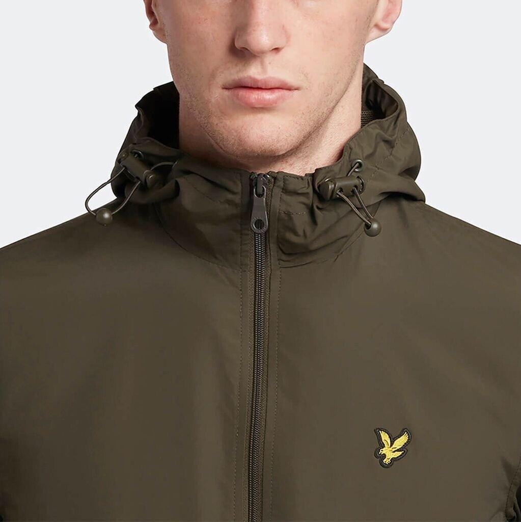Veste demi-saison à capuche zippée Lyle & Scott (JK464V) olive