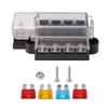 Ac29-Car Boat Fuse Box Holder Fuse Holder Compact 1 In 4 Out Circuit 4 Way Blade Fuse Holder Block
