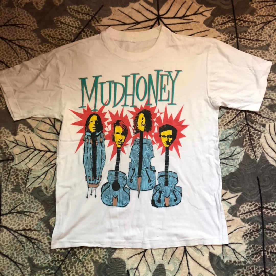 Best Choice 90s Mudhoney Band Unique Design White Tee Shirt Size S-234XL SA437 S