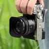 Haoge Metal Square Bayonet Lens Hood for Sony FE 40mm F2.5 G, FE 50mm F2.5 G, FE 24mm F2.8 G, RX1RIII M3, RX1R, RX1RII, R3, RX1M2 Lens Hood with Metal