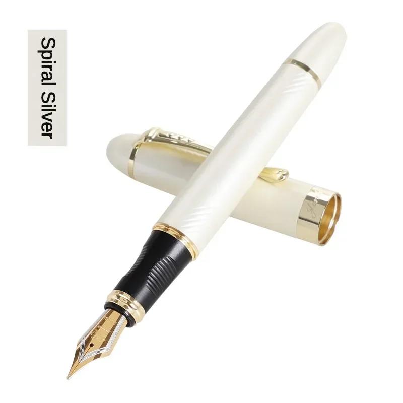Jinhao X450 Fountain Pen Iraurita Nib Full Metal Golden Clip Luxury Pens Student Gift Stationery Office School Supplies