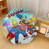 The Simpsons Windproof Auto 8 Rib Folding Umbrella Portable Outdoor Parasol