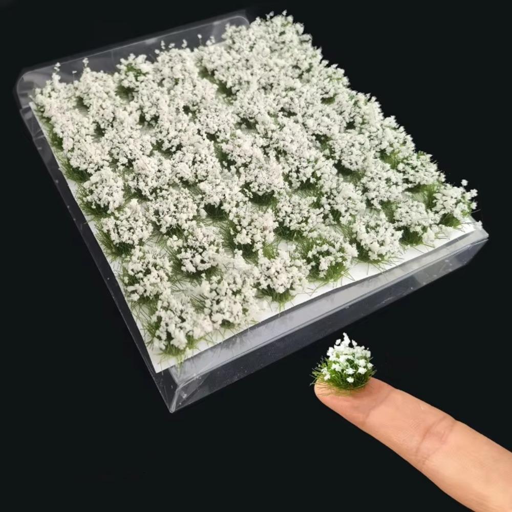 Railway Train Miniature Flower Cluster DIY Building Flower Grass Model  Micro Landscape