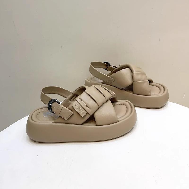 Summer new platform cross-toed Roman sandals