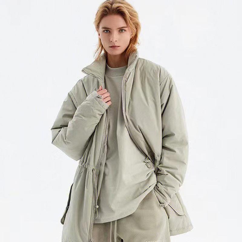

«FTF Essentials однотонная свободная длинная хлопковая куртка на молнии» Extra Large