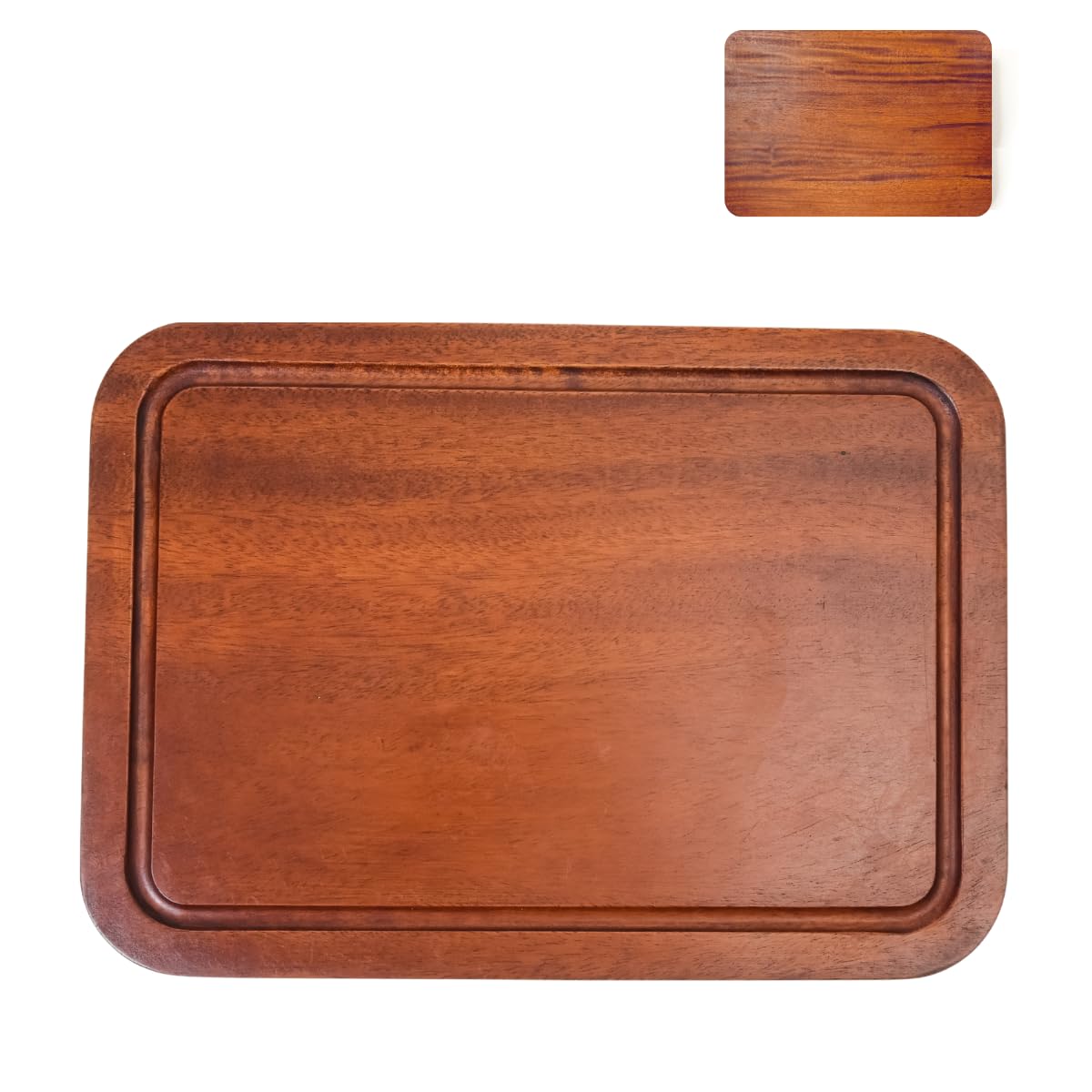

[Tokusei] Wooden Cutting Board, Lacquered, 30 x 21 x 2cm (thickness), TBK-101 [Complies with Food Sanitation Law]