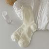 Ladies Spring and Summer Thin Bow Lovely Ballet Style White Tube Stack Socks