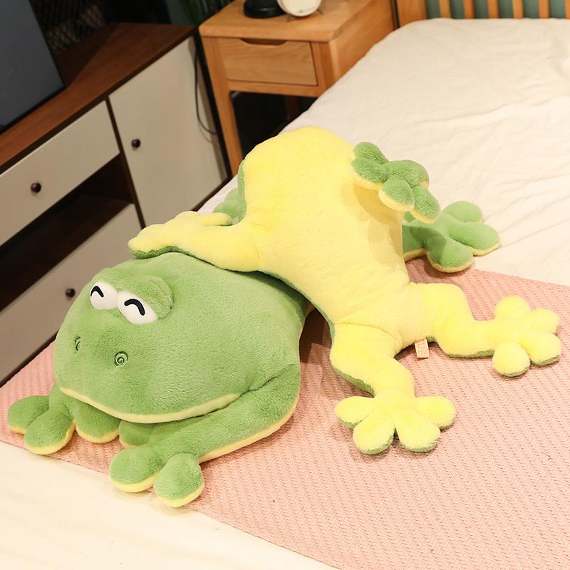 Grüne Frosch Plüschtiere Stofftiere Puppe Erwachsene Niedliche Geburtstagsgeschenke Haus Zimmer Deko