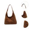 Suede Bag Fashion Large Capacity Tote for Women Outdoor Commuting Work