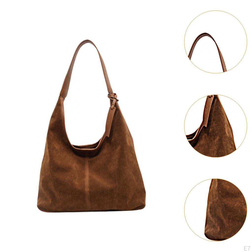 Suede Bag Fashion Large Capacity Tote for Women Outdoor Commuting Work