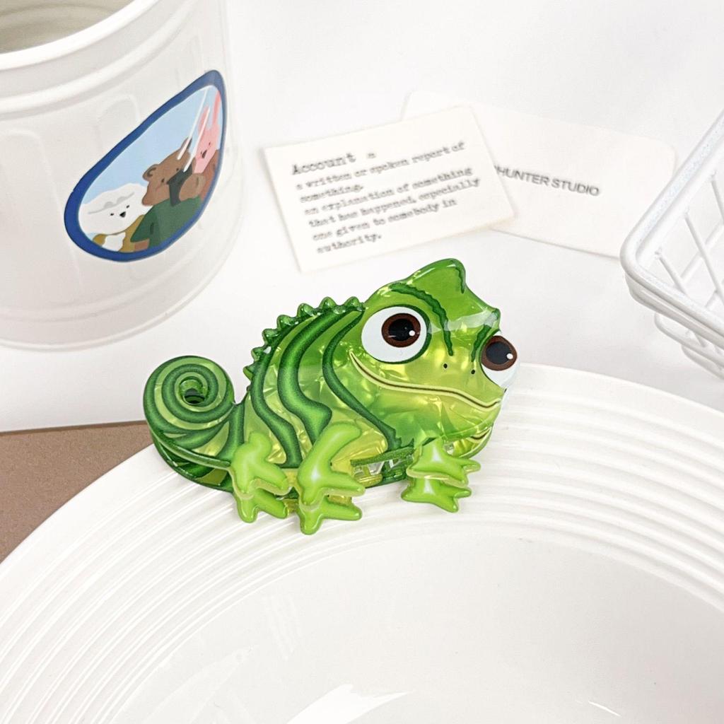 Dinosaur Lizard Shark Hair Clip - Cute Acrylic Accessory
