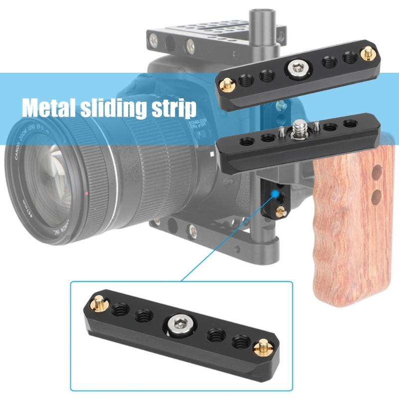 Durability Metal Sliding Rail Bar Quick Release Camera Rail for Standard Rail Camera Riggings Tool Lighting Cage