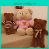 Plüschtier Teddybär mit Fliege für Kinder und Erwachsene Perfekt als Geschenk für Kinder und Paare