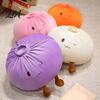 Plush Dumpling Pillow Cute Throw Pillow, Soft Stuffed Food Toy for Kids Adults, Unique Gift Birthdays Decorative Cartoon Bun Cushion Bedroom