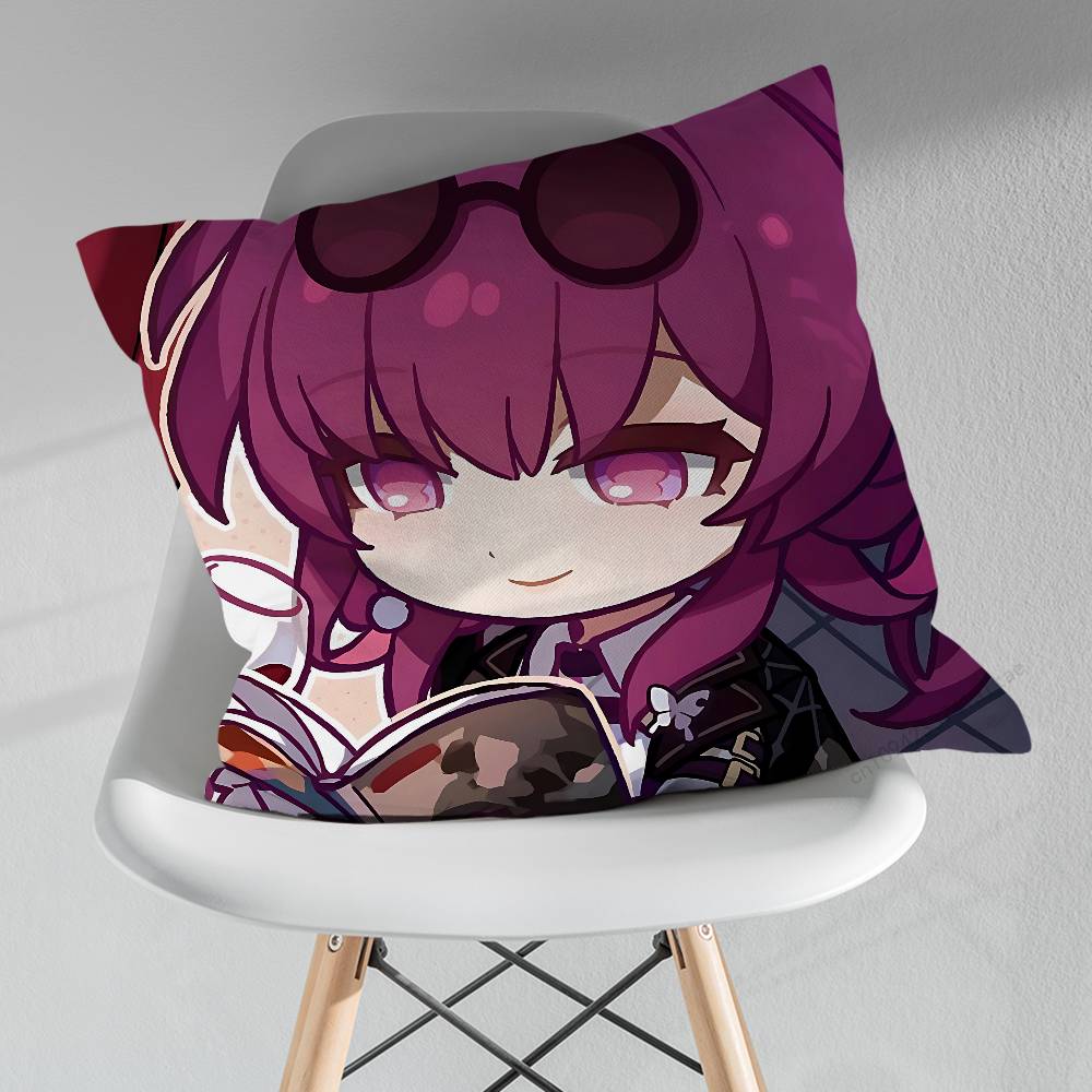 HHonkai Star Rail KKafka Verschiedene Größen Quadratische Kissenhülle Für Auto Zuhause Schlafzimmer Dekor Geburtstag Geschenk