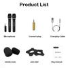 Professional Wireless Microphone Handheld Bluetooth Karaoke Mic Recording Studio Home Party Singing for Car Speaker Church Show
