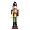 Merry Christmas Decorations Colorful Nutcracker Figurine Wooden Soldier King Puppet Ornament for Indoor Winter Table