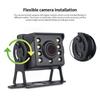 Universal Backup Car Rear View Camera with 5 Inch Monitor for Truck HD Screen LED Night Vision Waterproof Paking Bus Security