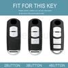 Silver Edge Tpu Car Key Case Keyless Shell Fob For Mazda Cx-3 Cx3 Cx-5 Cx5 Cx7 2 3 5 6 Bl Bm Gj Atenza Axela Demio Cx-9 Cx8