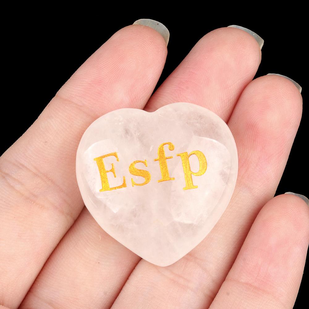 Crystal Ornaments Natural Stone Clear Quartz Heart-Shaped Decorative Ornament Lucky Gift Spiritual Jewelry