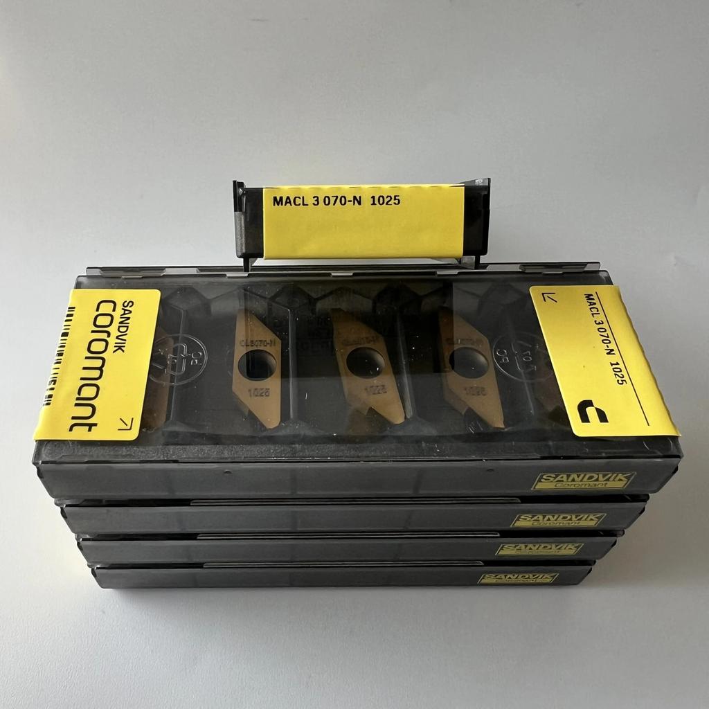 Sandvik / MACL3070-N 1025 / Industrial Indexable Carbide Inserts 10 Pcs