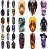 9pcs Temporary Tattoo Waterproof Long-lasting Body Stickers Dark Angel Wisdom Wizard Pegasus For Shoulders Thighs Male